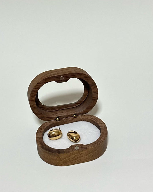 Bean-shaped Earrings