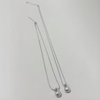 Titanium Steel Water Drop Necklace