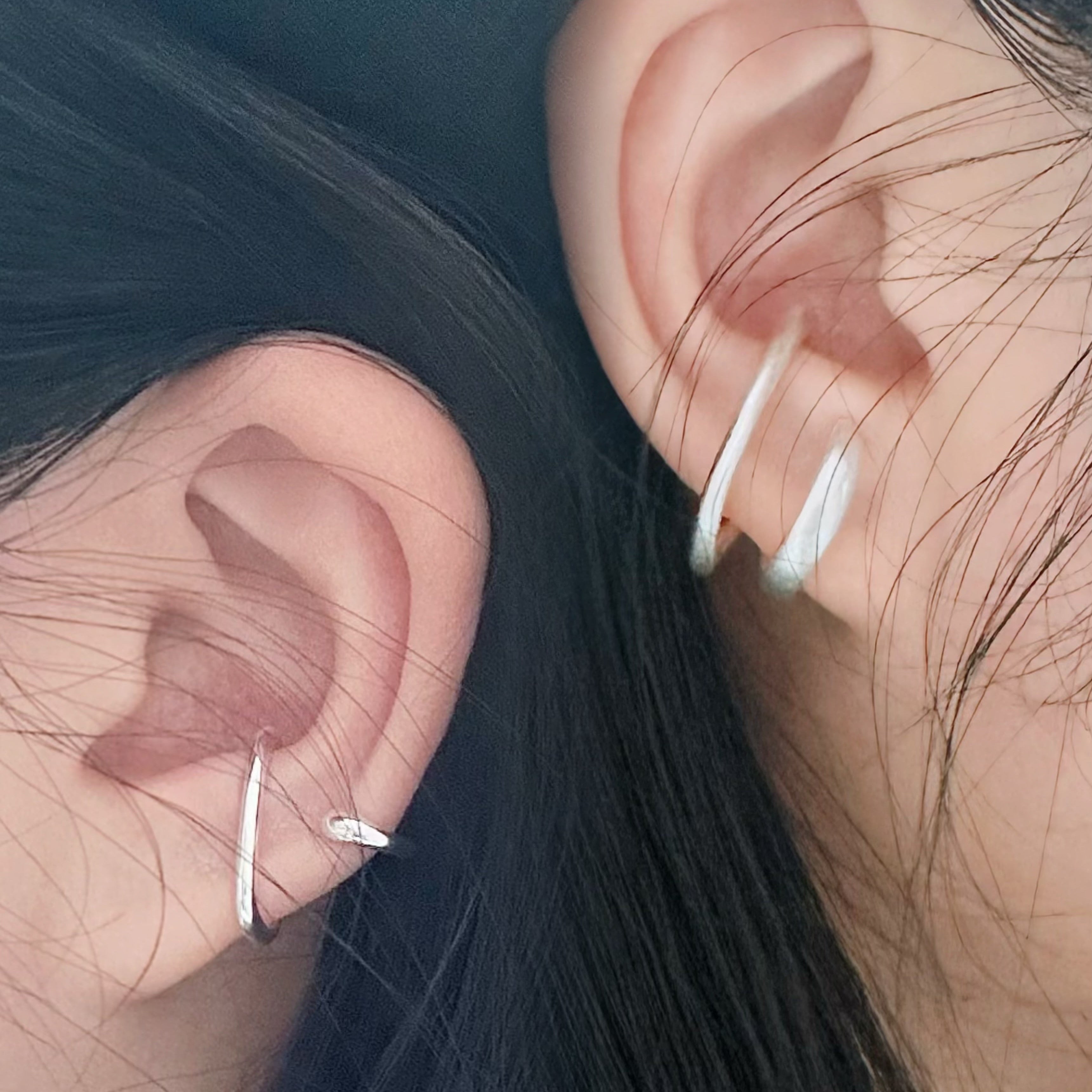 Silver Ear Cuff