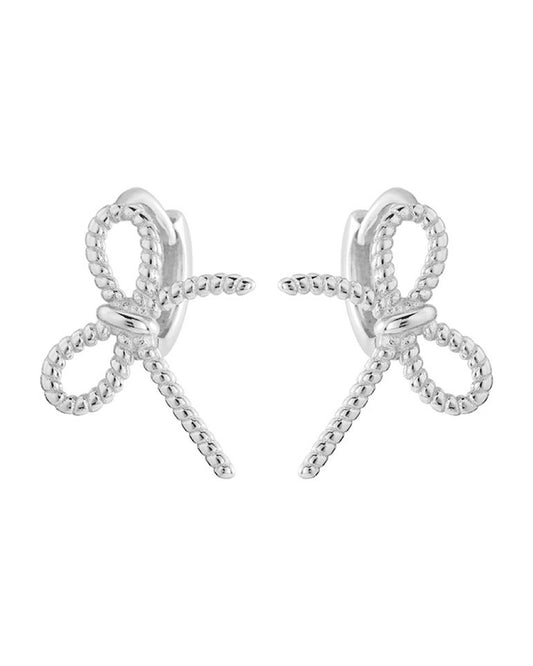 Openwork Bow Earrings