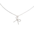 Openwork Bow Necklace