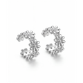 Floral Sterling Silver Ear Cuff