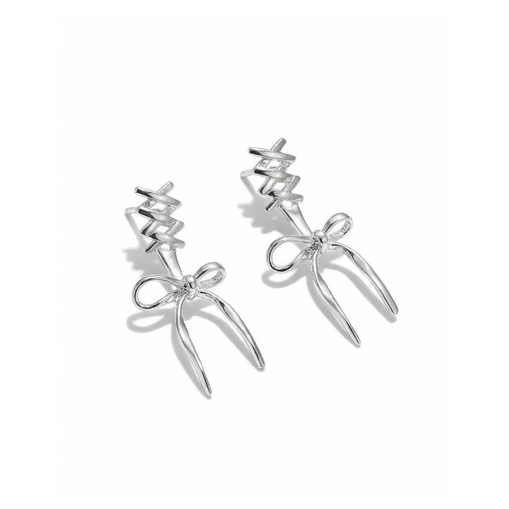 Bow Ballet Drop Earrings
