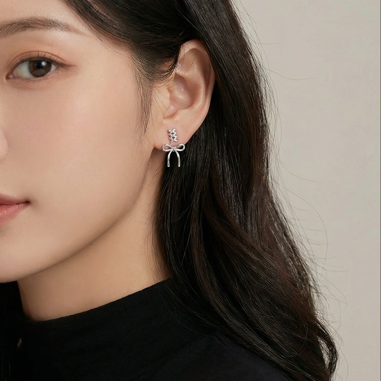 Bow Ballet Drop Earrings
