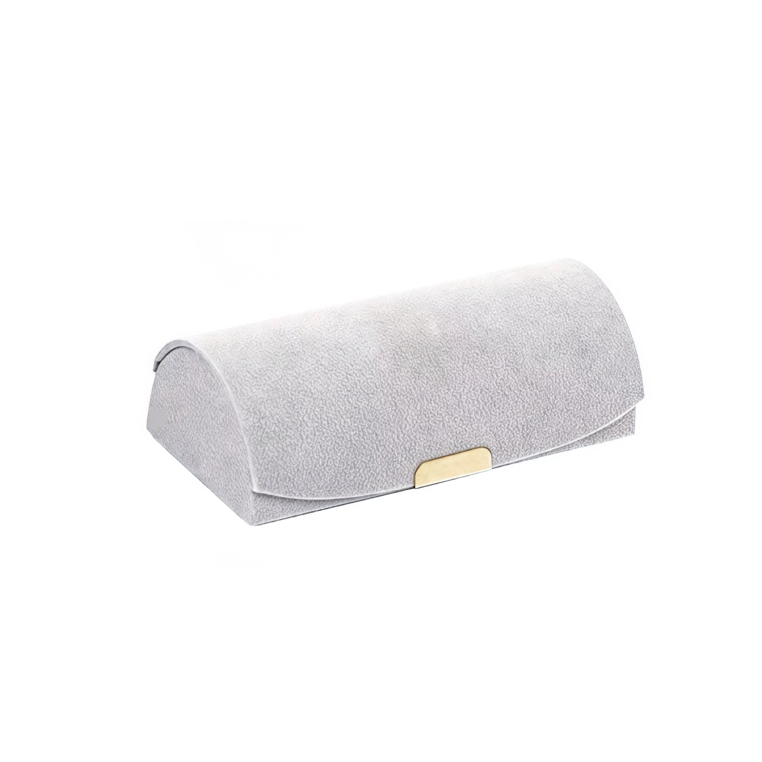 Grey Velvet Jewelry Box