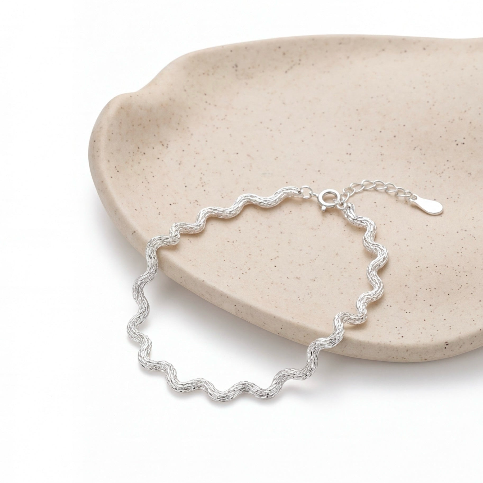 Wave Silver Bracelet
