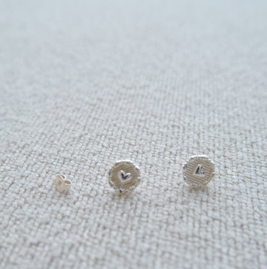 Braided Heart Earrings
