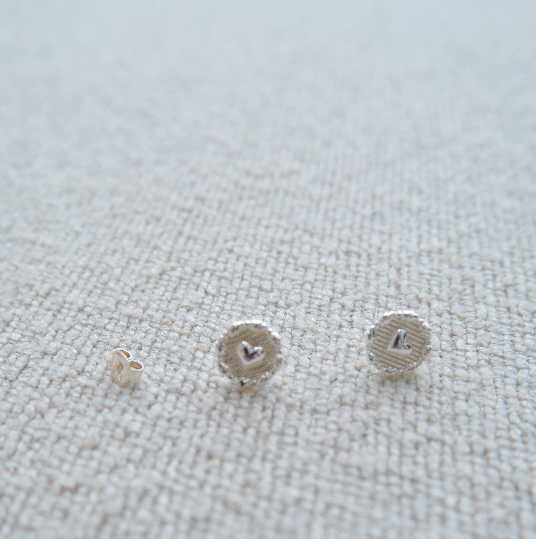Braided Heart Earrings