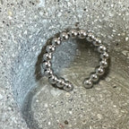 Silver Beaded Ring