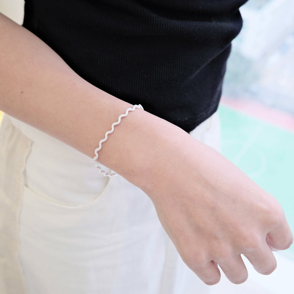 Wave Silver Bracelet