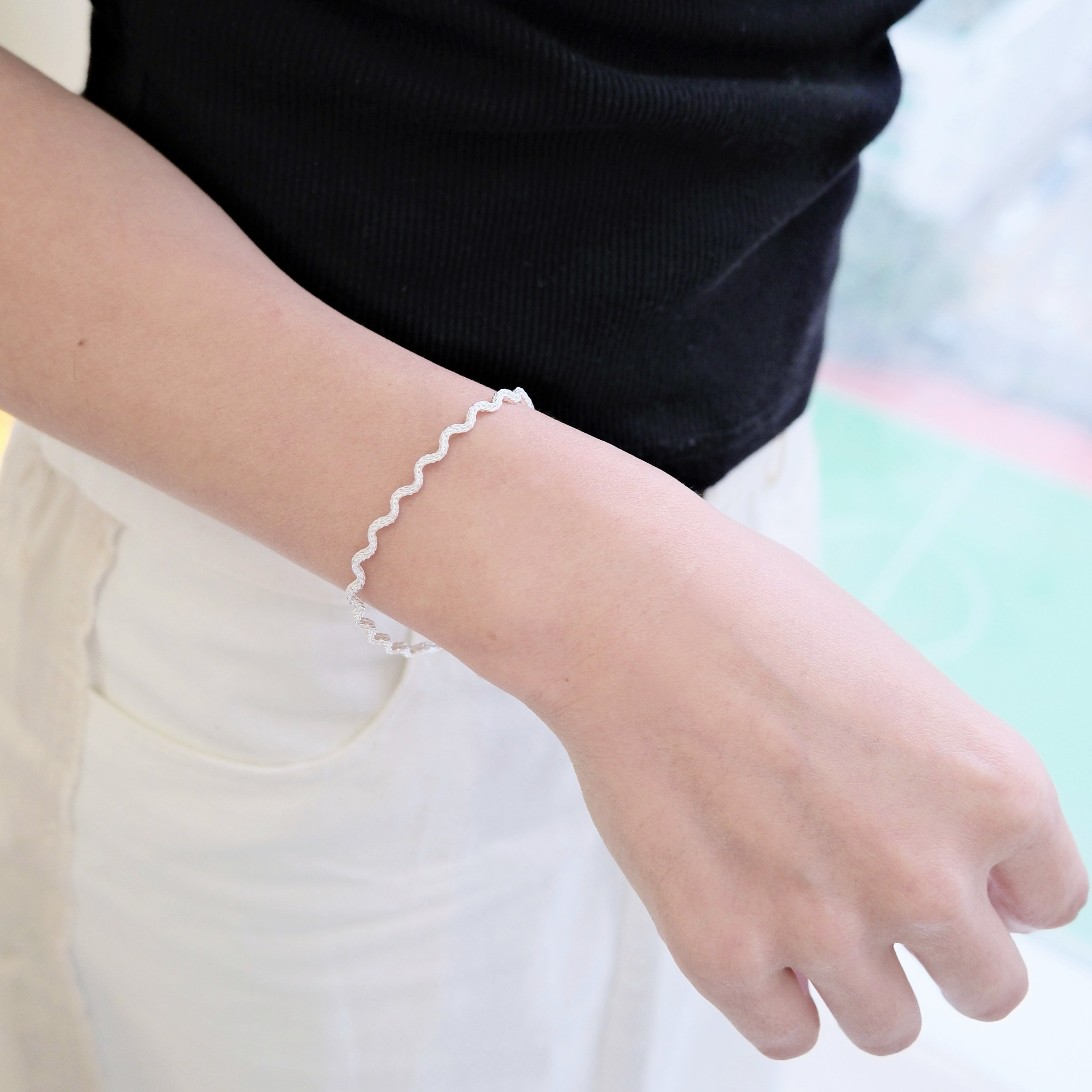 Wave Silver Bracelet