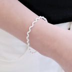 Wave Silver Bracelet