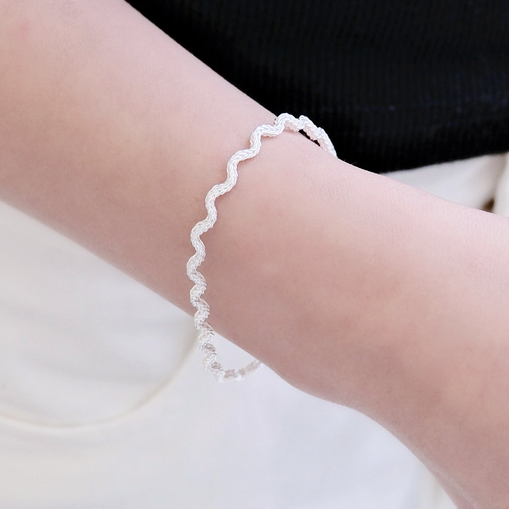 Wave Silver Bracelet