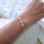 Openwork Floral Bracelet