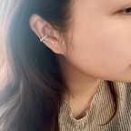 Infinite Ovals Ear Cuff