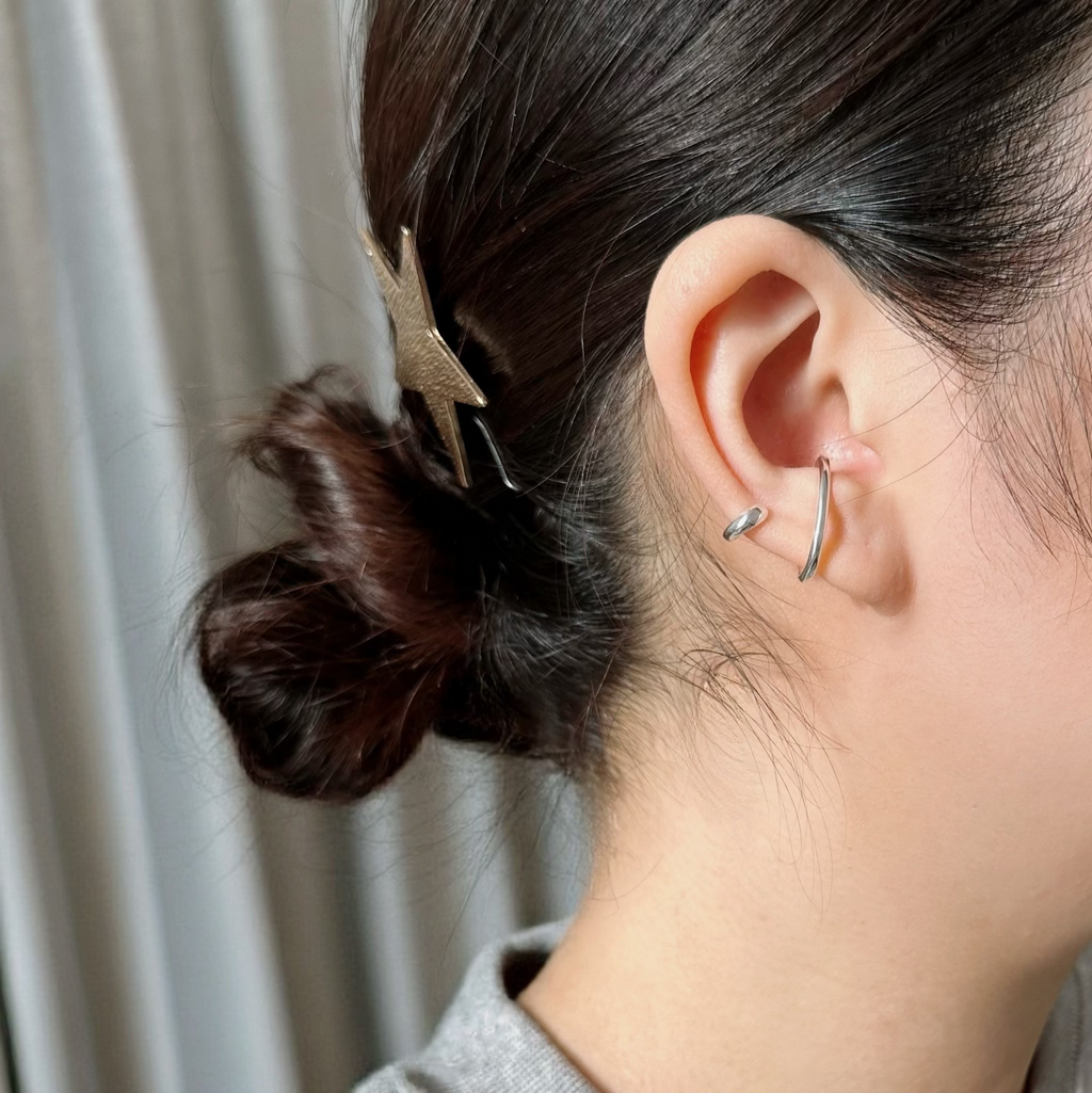 Silver Ear Cuff