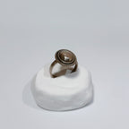 Vintage-style Oval Open Ring