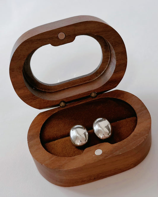 Bean-shaped Earrings