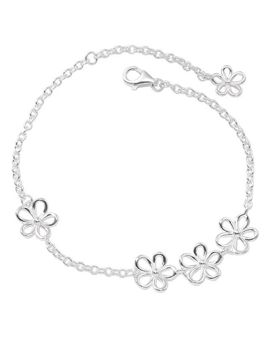 Openwork Floral Bracelet