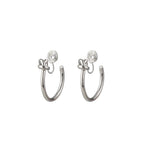 Knot Hoop Clip-on Earrings