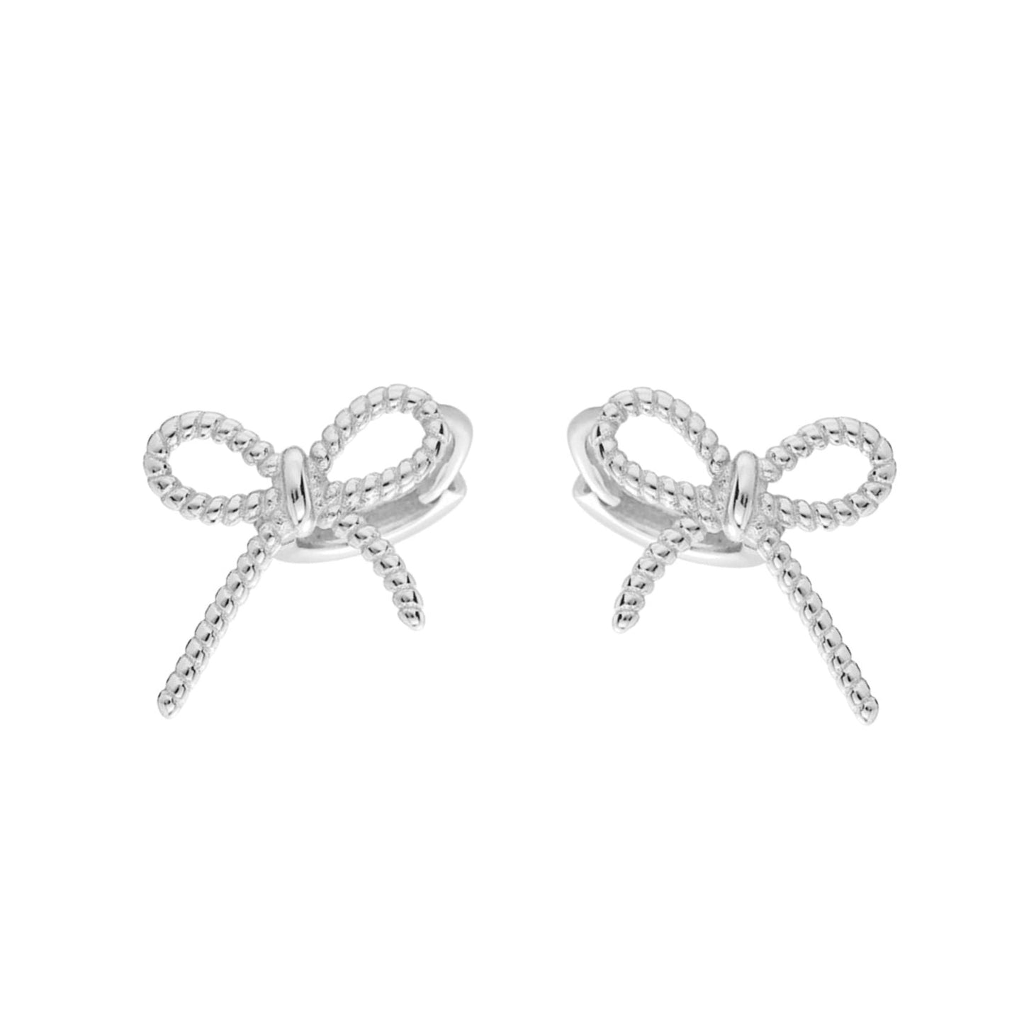 Openwork Bow Earrings